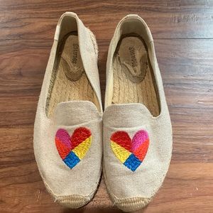 Soludos Espadrilles with embroided heart